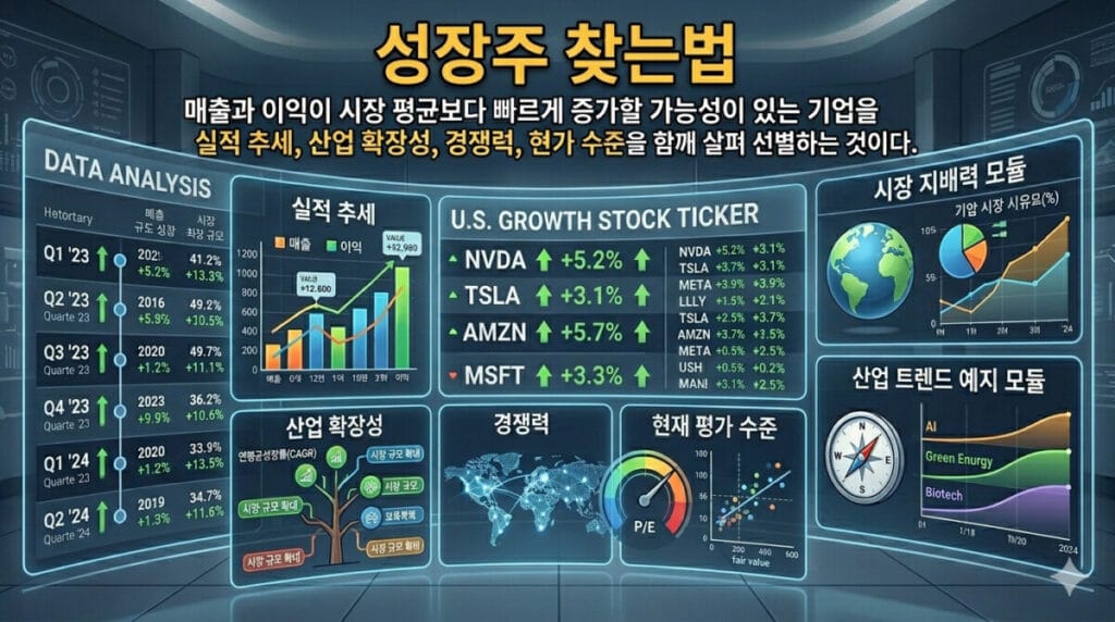 성장주 찾는법 다이어그램