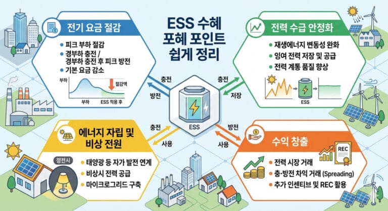 ESS 관련주 정리 에너지저장장치 수혜주 핵심 체크 - 돈포인트