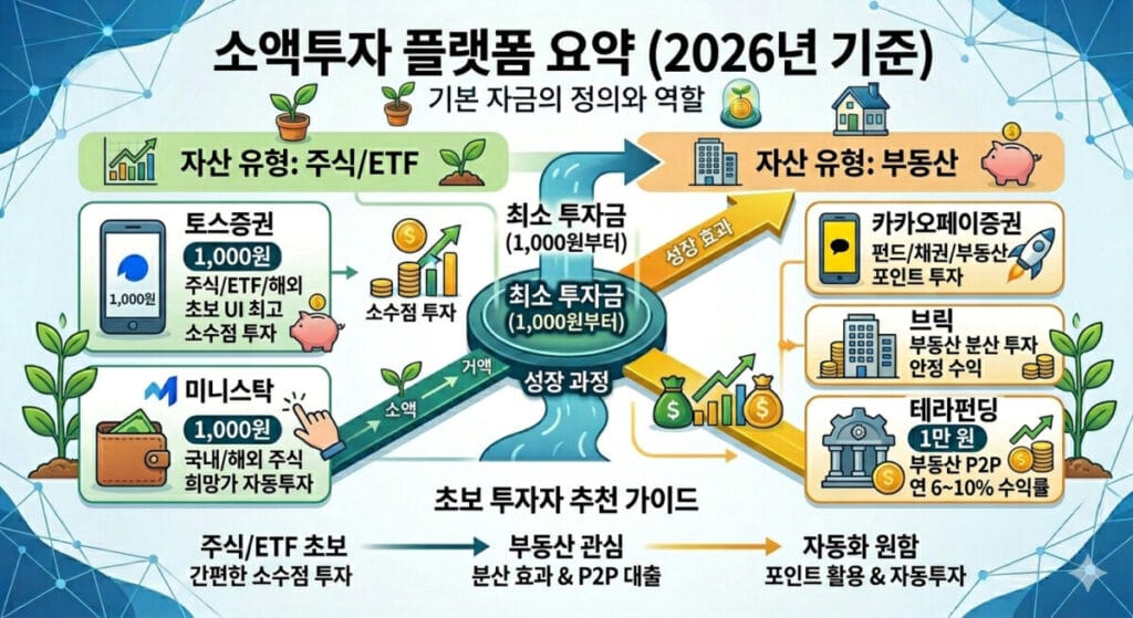 소액투자 플랫폼 다이어그램