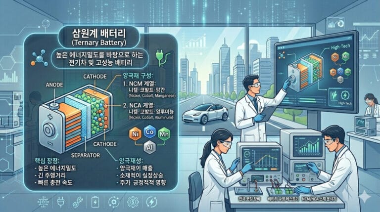 삼원계 배터리 관련주 메인 이미지