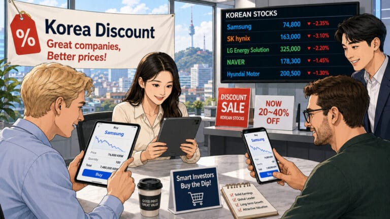 코리아 디스카운트 주식을 매수하는 외국인들