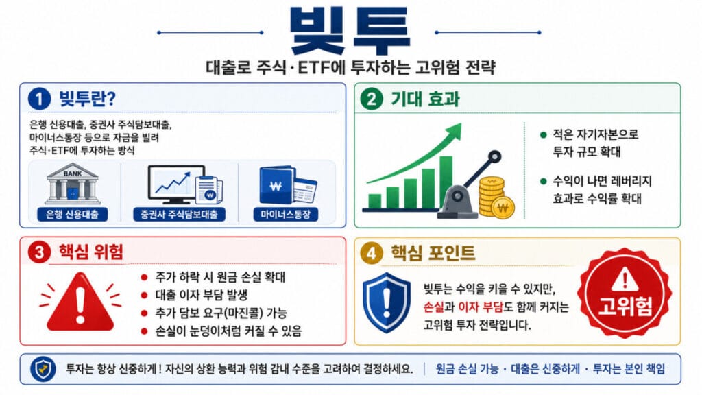 빚투 전략 인포그래픽