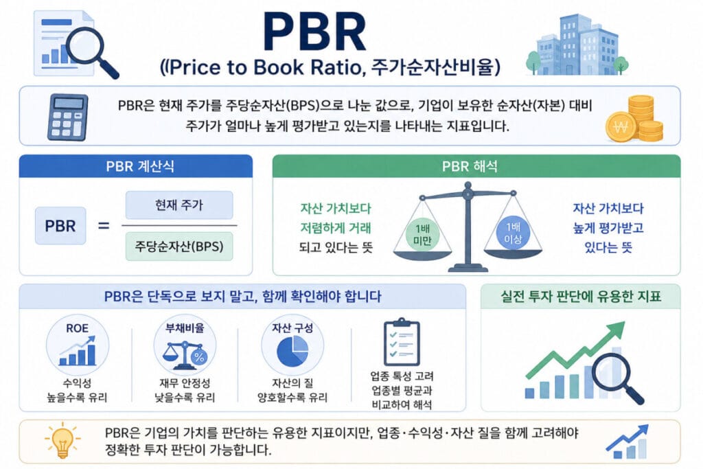 PBR 계산식과 해석 인포그래픽