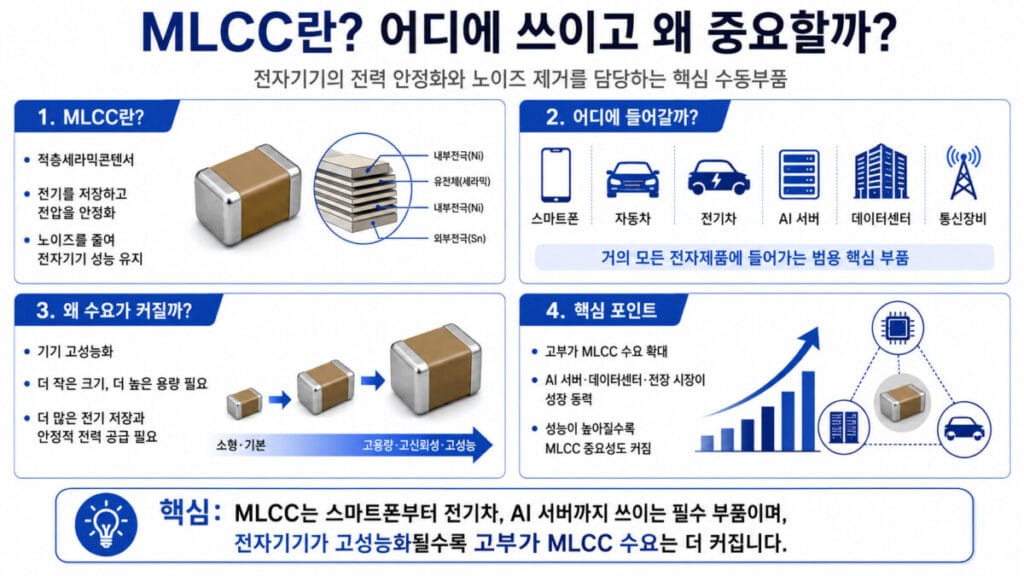 MLCC 뜻과 핵심포인트 인포그래픽