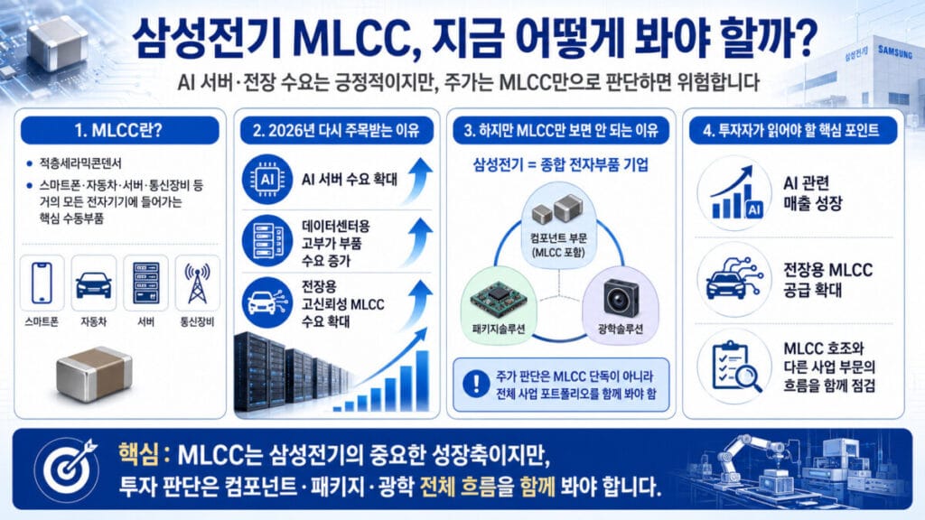 삼성전기 MLCC 판간기준 4가지 인포그래픽