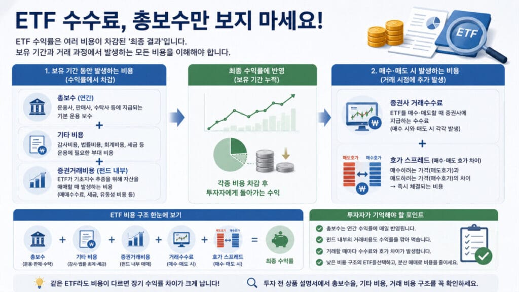 ETF 수수료 7가지 인포그래픽