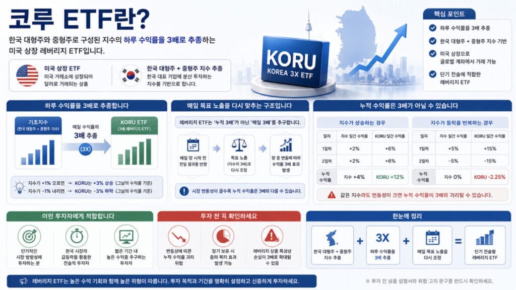 코루 ETF 정의 인포그래픽