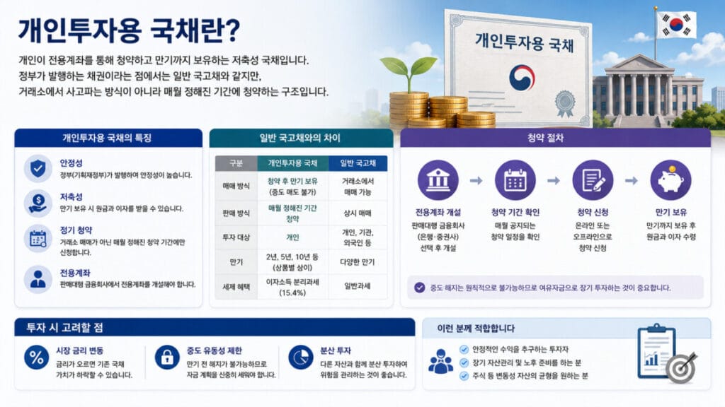 개인투자용 국채 인포그래픽